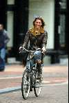 Amsterdam 14 januari 2004
Kelly BB op fiets