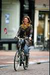 Amsterdam 14 januari 2004
Kelly BB op fiets