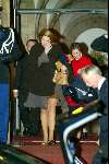 Amsterdam 13 januari 2003
Nieuwjaarsreceptie koningin Beatrix op paleis op de dam.
Maxima en kindermeisje Amalia