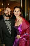 Scheveningen 12 januari 2003
100 jarig bestaan circustheater.
Pia Douwes met zoon Annewil Blankers