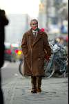 Amsterdam 23 januari 2004
Advocaat Piet Doedens met sigaret op straat