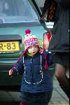 Amsterdam 18 januari 2004
Prinses Marilene naar de kerk met Prinses Anna