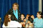 Amsterdam 19 januari 2004
Prinses Laurentien (zwanger) opent het nieuwe IBM pand in Amsterdam.met Job Cohen samen.