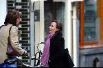 Amsterdam 5 januari 2004
Prinses Margaritha  op fiets in Amsterdam