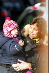 Amsterdam 18 januari 2004
Prinses Marilene naar de kerk met Prinses Anna