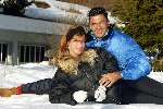 Lech 17 februari 2002
Ruud Gullit met Estelle Gullit