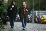 Amsterdam 9 januari 2003
Serge Henri Valcke  met een vriend bij Vondelpark