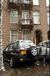 Amsterdam 1 januari 2004
Wendy v Dijk haar auto in straat bij bij Chris Zegers.