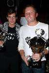 Amsterdam 17 december 2003
Presentatie Man van het jaar in Zebra Lounge.   
Wilbert Das en Egbert Jan Weber