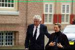 Apeldoorn 15 december 2002
Doop prinses Eloise 
Wim Kok met zijn vrouw Rita Kok