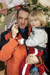 Zwolle 25 januari 2005
Erben Wennemars met zijn zoon Joep na behalen wereldtitel.