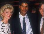 Richard Smith met Frank rijkaard en Tineke Schouten
Feest na afloop Finale in munchen 1988