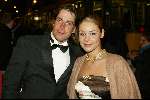 Amsterdam 11 december 2002
Premiere Lord of the rings II
Froukje de Both met vriend
