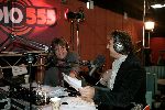 Hilversum 6 januari 2005
Aktie  555 voor azie in studio 22.
Marco Borsato en Henk Westbroek