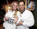 Hilversum 6 januari 2005
Aktie  555 voor azie in studio 22.
Inge de Bruijn en Robert Schoemacher