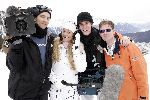 Seefeld 18 januari 2005
 Inge de Bruijn met Ivo Borkus en Menno Swart
