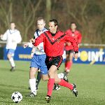 Amsterdam 21 januari 2005
John van t Schip voetballen bij AFC 3