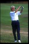 Leo Beenhakker tijdens een rondje golf