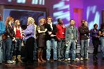 Hilversum 6 januari 2005
Aktie  555 voor azie in studio 22.
Marco Borsato en Mathilde Santing
