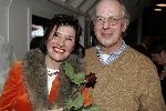 Ouderkerk aan de Amstel 2 december 2004
Presentatie boek Cas Spijkers.
Vader Winston Gersctanowitz met vriendin Miriam Slaats