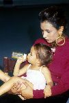 Amsterdam 1985
Patty Brard met haar dochter Priscilla Brard tijdens balletles