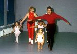 Amsterdam 1985
Patty Brard met haar dochter Priscilla Brard tijdens balletles