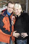 Zwolle 25 januari 2005
Erben Wennemars met zijn zwangere vrouw Renate v d Zalm na behalen wereldtitel.