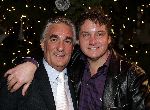 Tiel 8 december 2004
Surprisefeestje voor Ludo Voeten. Ludo Voeten   en Rene Froger
