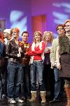 Hilversum 6 januari 2005
Aktie  555 voor azie in studio 22.
Ilse de Lange Sita en Karin Bloemen