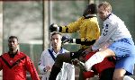 Amsterdam 21 januari 2005
Stanley Menzo voetballen bij AFC 3