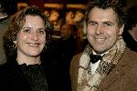 Amsterdam  12 januari 2005
Premiere Franse Speelfilm in Tushinski.
Toine v Peperstraten met vrouw
