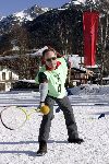 Seefeld 17 januari 2005
Opening princess Hotel.
Tom Okker tennisen in sneeuw