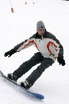 Seefeld 18 januari 2005
Princee opening hotel.
Winston Post met snowboard
