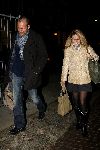 Amsterdam 14 januari 2006
Chantal Janzen met haar nieuwe vriend Roel Kyvelos na de opnames van idols
