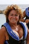 Curacao 6 januari 2006
Christine Kroonenberg met Stephan met dolfijnen zwemmen  op curacao