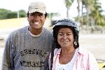 Curacao 5 januari 2006
 Christine Kroonenberg enhaar vriend Stephan  op vakantie op Curacao. Ze hebben met een Quad gereden