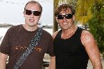Curacao 6 januari 2006
Gerard Joling met Edwin Evers op curacao