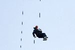 Biddinghuizen 16 januari 2006
Edwin Smulders en Klaas Wilting abseilen van windmolen van 70 meter hoog.
