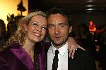 Amsterdam 16 januari 2006
Premiere Queen in concert in RAI.
 Esther hart  met man