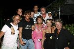 Curacao 5 januari 2006
Gordon  Wino Omtzigt Gerard Joling jan en Monique des Bouvrie en Christine Kroonenberg met vriend Stephan op vakantie op Curacao.