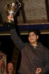 Alphen 19 januari 2006
Huldiging Jelle Klaasen nadat hij de lake side darts heet gewonnen.