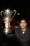 Alphen 19 januari 2006
Huldiging Jelle Klaasen nadat hij de lake side darts heet gewonnen.