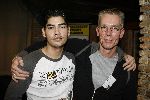 Alphen 19 januari 2006
Huldiging Jelle Klaasen nadat hij de lake side darts heet gewonnen. Jelle met zijn schoonvader Jan v Welt