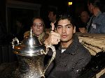 Alphen 19 januari 2006
Huldiging Jelle Klaasen en zijn vriendin nadat hij de lake side darts heet gewonnen. vader Jelle op de achtergrond