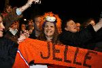 Alphen 19 januari 2006
Huldiging Jelle Klaasen nadat hij de lake side darts heet gewonnen. fans Jelle Klaasen