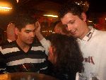 Vlijmen, 16 Januari 2006 Huldiging Darts Lakeside-kampioen
Jelle Klaassen met zijn moeder en broer