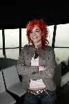 Rotterdam 12 januari 2006
Perspresentatie Musicals in Ahoy in de euromast.
Kim Lian v d Meij met rood haar
