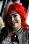 Rotterdam 12 januari 2006
Perspresentatie Musicals in Ahoy in de euromast.
Kim Lian v d Meij met rood haar