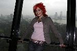 Rotterdam 12 januari 2006
Perspresentatie Musicals in Ahoy in de euromast.
Kim Lian v d Meij met rood haar