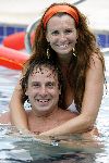 Curacao 6 januari 2006
Marco Borsato met Leontien Jada Senna en Luca op vakantie op curacao.